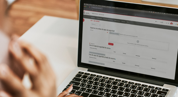 Gestionar copias de seguridad en Aula Virtual