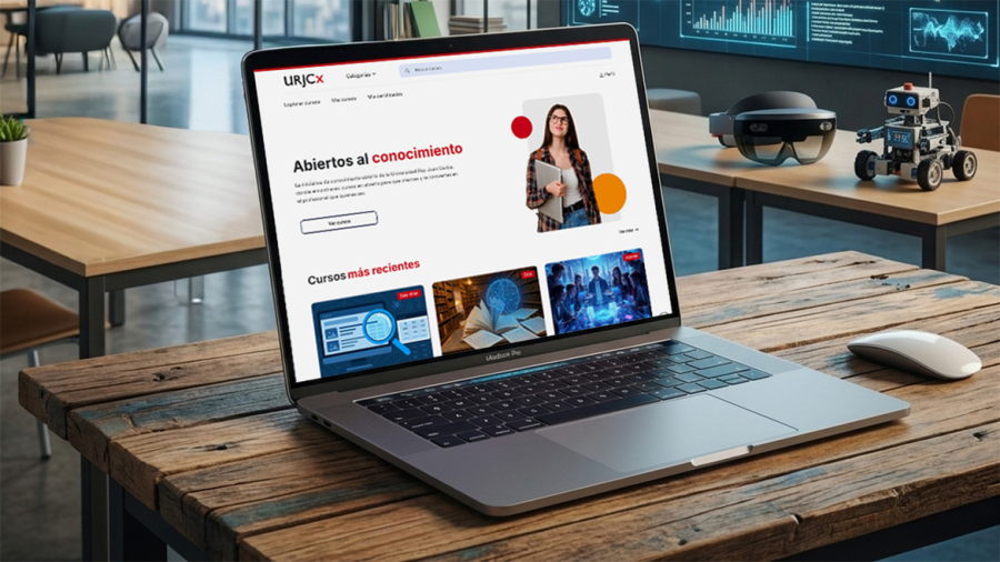 URJCx, la plataforma de conocimiento abierto de la URJC, candidata a los Premios de Internet 2026