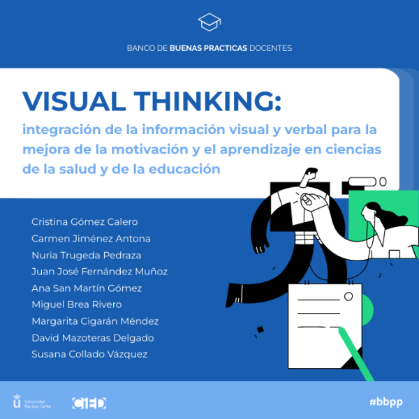 Visual thinking: integración de la información visual y verbal para la mejora de la motivación y el aprendizaje en ciencias de la salud y de la educación