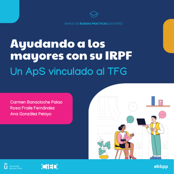 Ayudando a los mayores con su IRPF, un ApS vinculado al TFG