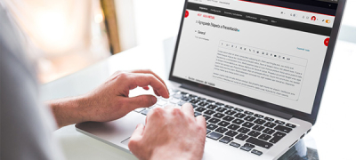 Opciones de configuración del recurso etiqueta en Aula Virtual