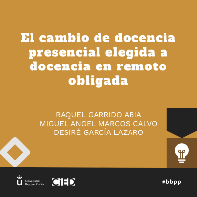 El cambio de docencia presencial elegida a docencia en remoto obligada. Rediseño de asignaturas gracias a Aula Virtual tras la crisis del Covid 19